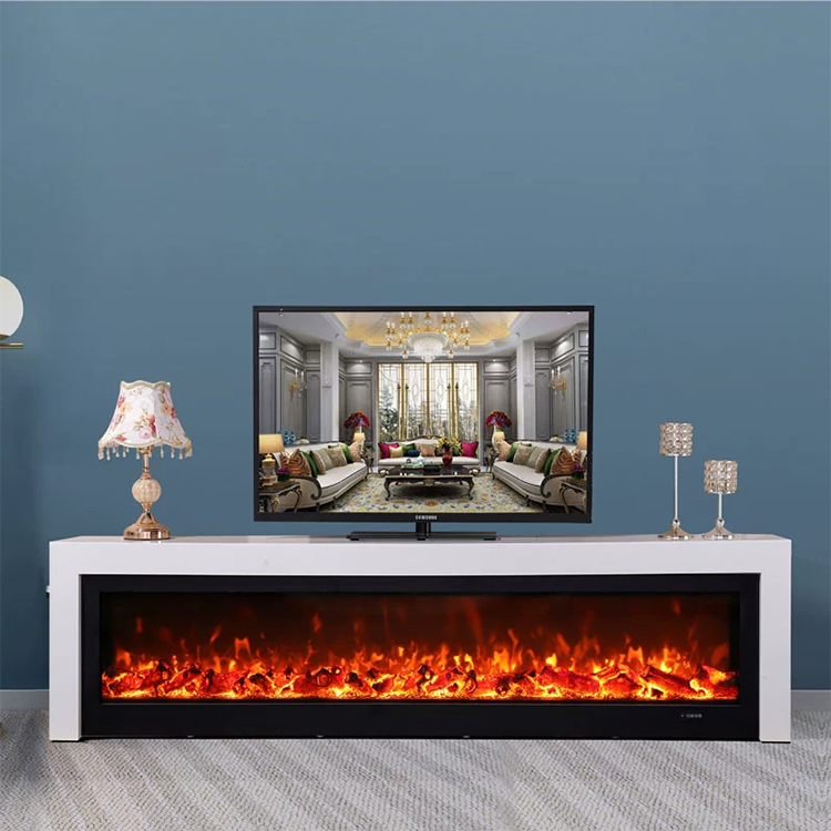 PA living room furniture wooden wall mounted floating luxury fireplace modern tv stands