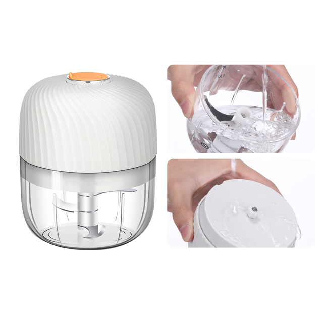 Usb Charging Portable Food Processor Mini Electric Garlic Chopper Rechargeable Electric Meat Grinder Vegetable Chopper