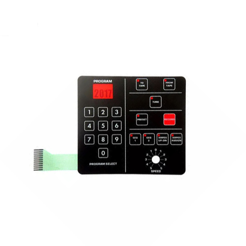 Customizing Key Pad Graphic Overlay Button Panel Membrane Keypad Keyboard Membrane Switch