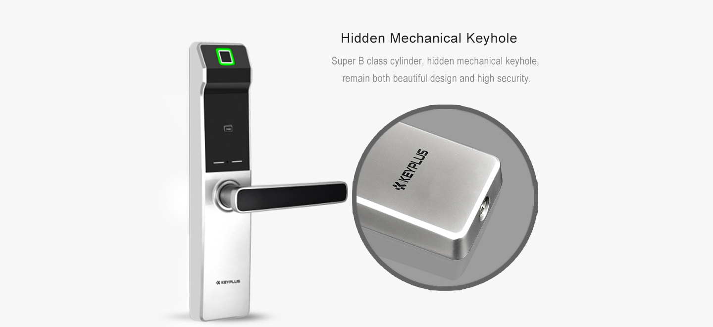 Keyless Entry Intelligence RFID Card Smart Hotel Security Lock For Hotel Door