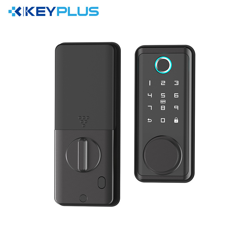 Keyplus Home Security SmartLife APP TTlock Tuya BT Keyless Smart Door Lock Digital Fingerprint Smart Deadbolt Lock