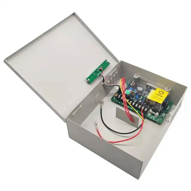 Security Door Uninterrupted Power Supply Battery Box Led Indicator DC 12V 5A UPS Switching Power Supply For Access Control