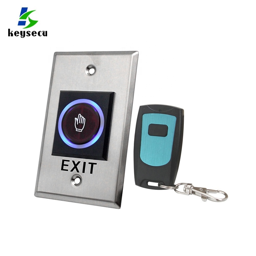 Keysecu No Touch Touchless Sensor Exit Button Switch With Remote Control