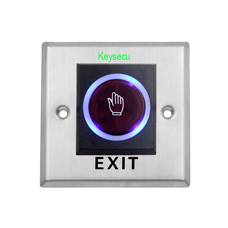 Keysecu Automatic Door Realeas Access Control Exit Button Infrared Sensor NO Touch Touchless Exit Switch For Door Opening