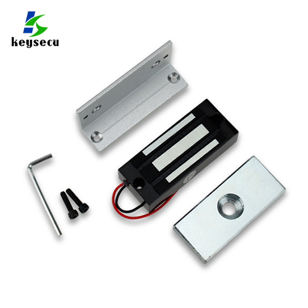 Security 100LBS 60KG Fail Safe NC 12V Cabinet Mini Small Electromagnetic Lock Hardware Em Magnet Door Magnetic Lock