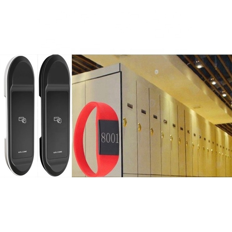 Smart Keyless Swipe RFID Key Card Cabinet Door Lock For Gym Spa Club