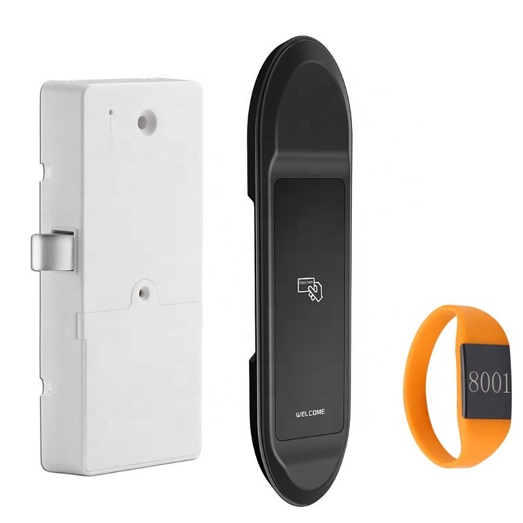 Smart Keyless Swipe RFID Key Card Cabinet Door Lock For Gym Spa Club