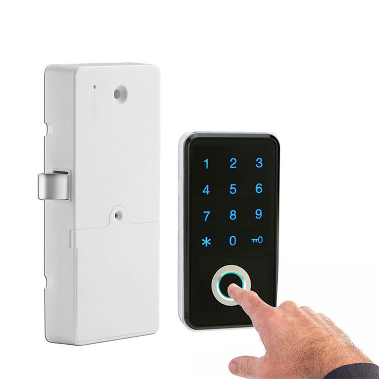 Smart Security Biometric Fingerprint Keypad Cabinet Locker Drawer Door Lock For Gym Club Spa Locker