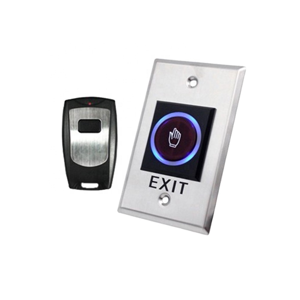 Keysecu No Touch Touchless Sensor Exit Button Switch With Remote Control