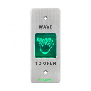 Access Control Door Lock Release Open 12V/24V No Touch Touchless Surface Mount Wave To Exit Button Switch With LED Light