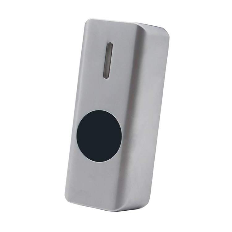 Metal Case Touchless 12-24V IR Door Release Switch 0-30S Time Delay Output No Touch Exit Button