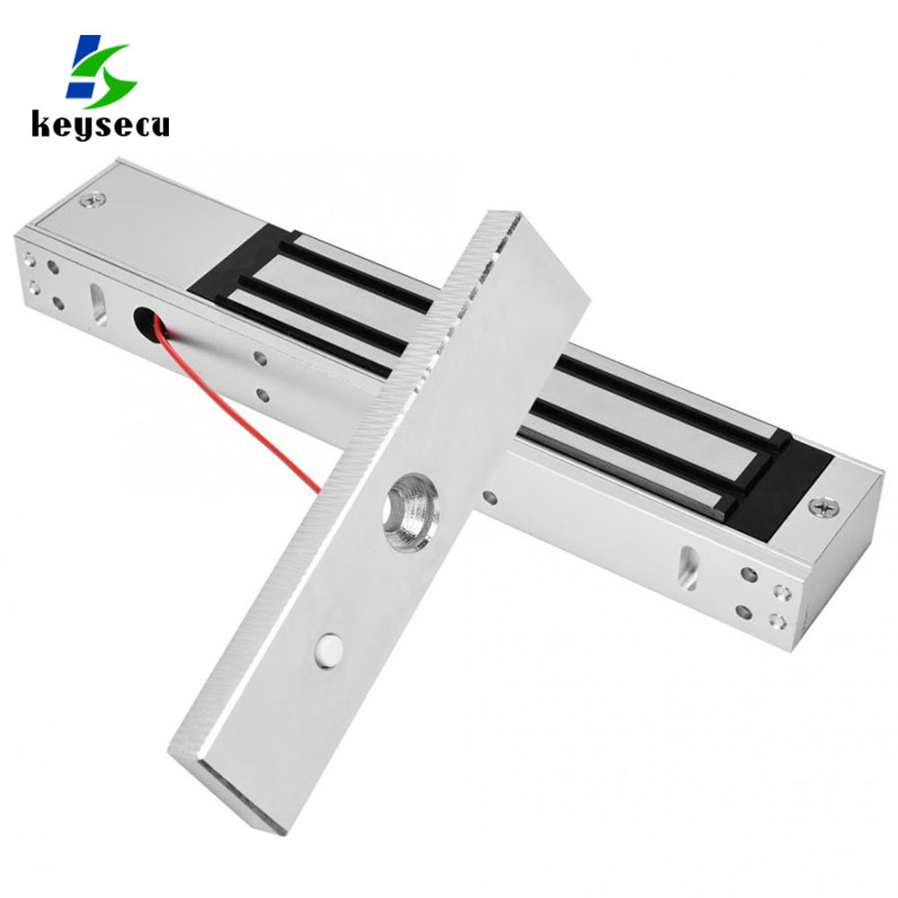 Keysecu 280KG/600lbs Combination Magnetic Em Door Lock For Glass Door