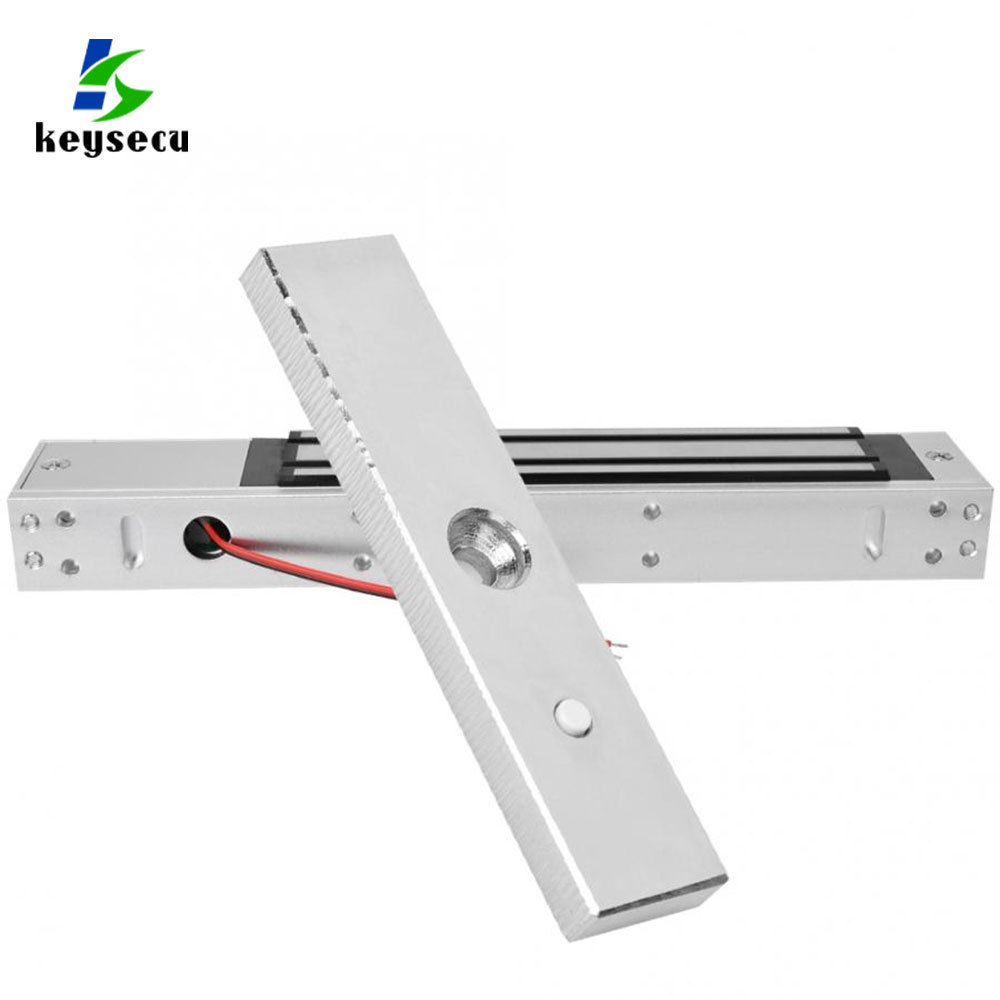 Keysecu 280KG/600lbs Combination Magnetic Em Door Lock For Glass Door