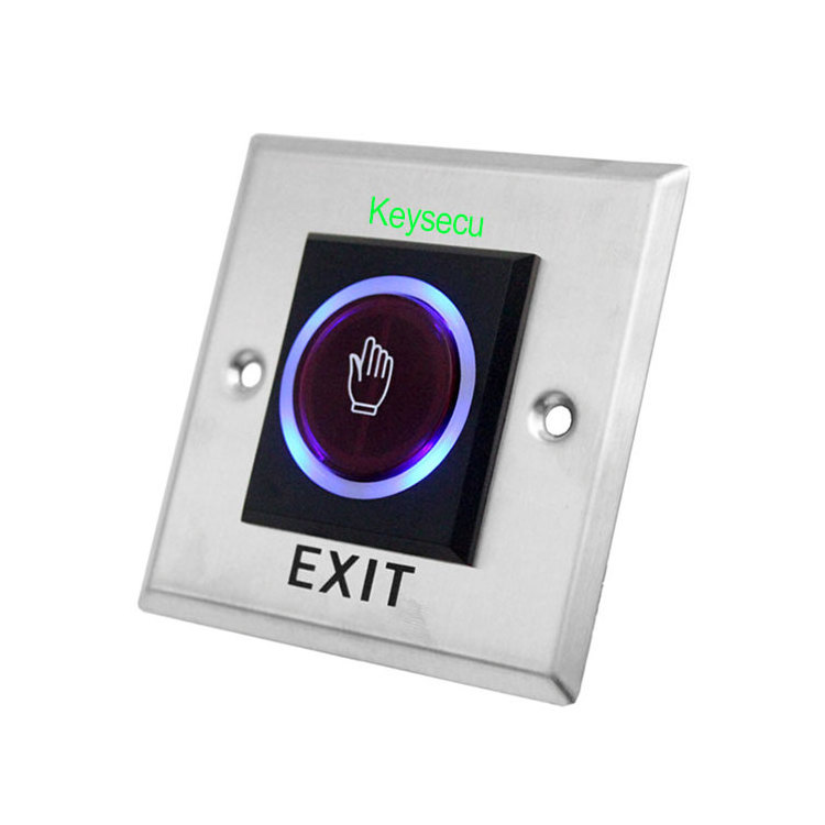 Keysecu Automatic Door Realeas Access Control Exit Button Infrared Sensor NO Touch Touchless Exit Switch For Door Opening