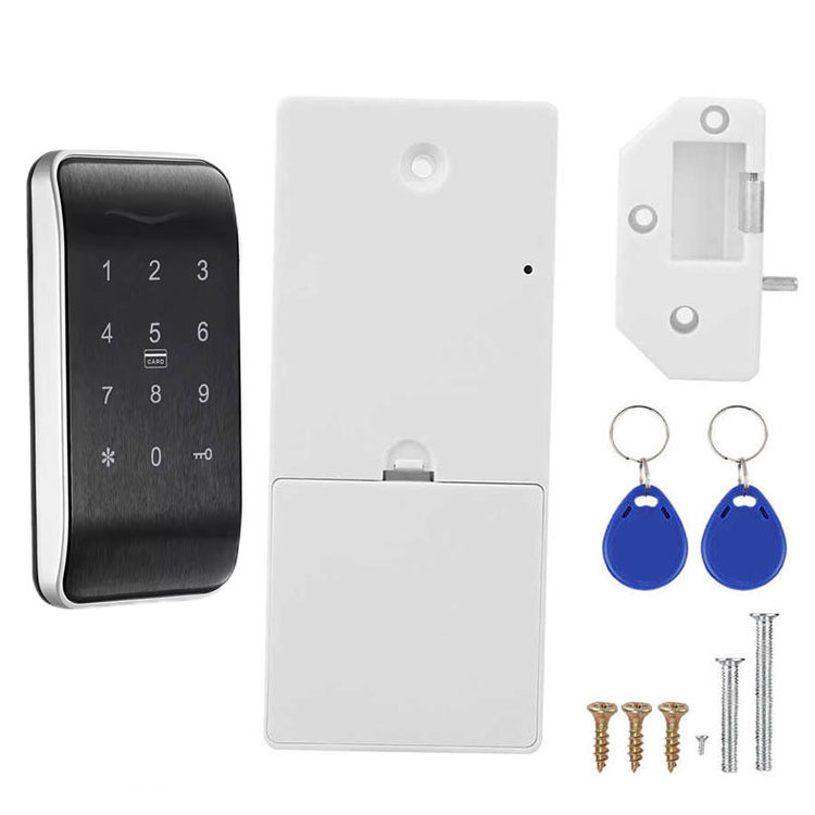 Electronic Keyless Smart Security Digital Keypad Password RFID Card Combination Cabinet Door Locker Lock