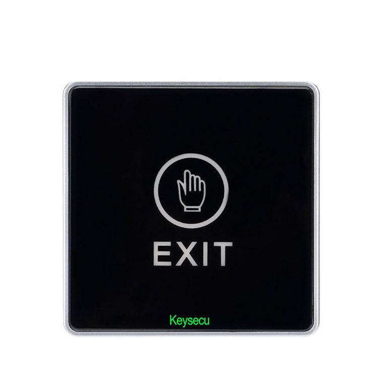 Smart Surface Mounted Door Lock Release Access Control System 12V Touch Screen Led Light Sensitive Exit Button Switch