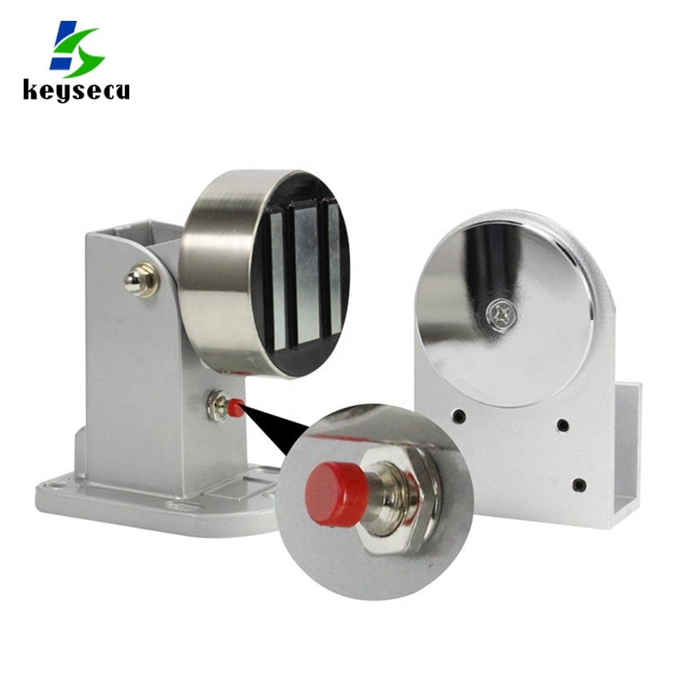 Keysecu Electric Solenoid Magnetic Door Gate Stopper Holder Sucker For Fire Emergency Fail Safe Model