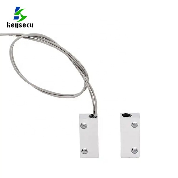 Normally Close Surface Mounted Wired Magnetic Metal Alarm Window Door Sensor Detector Contact Switch