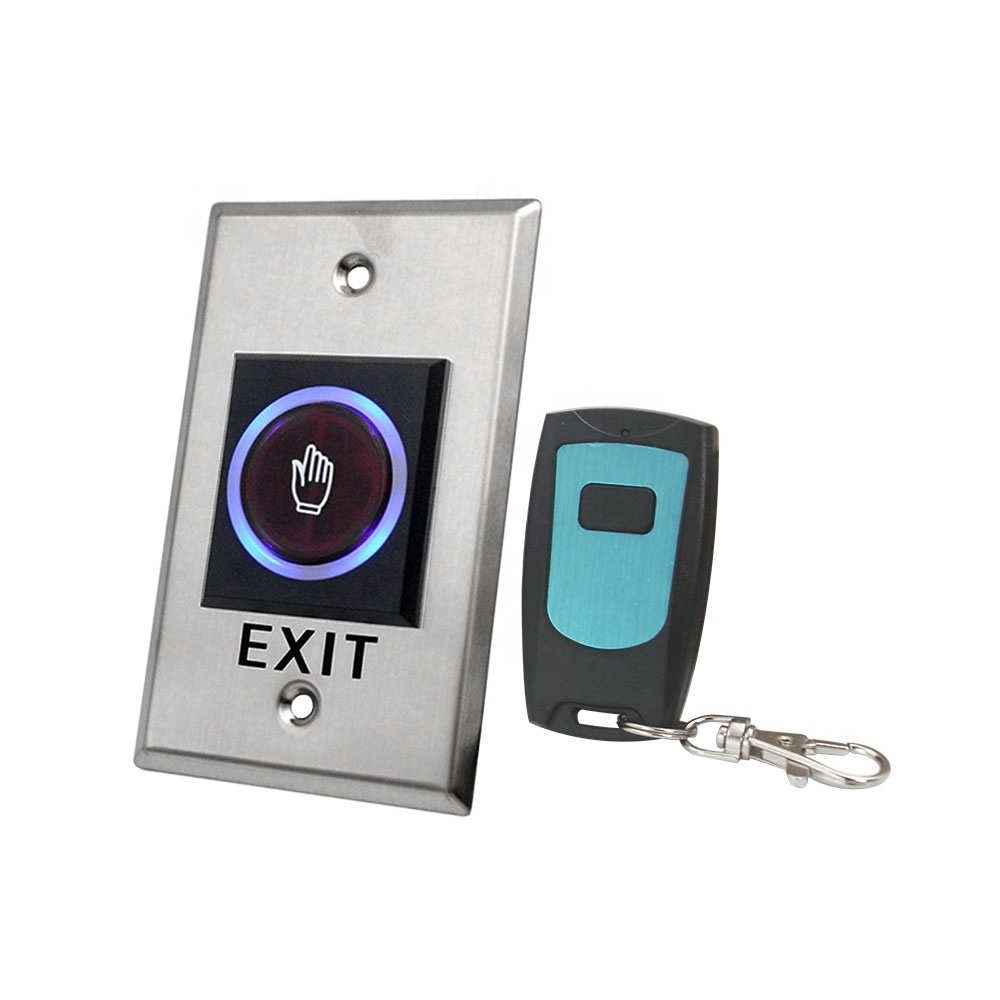 Keysecu No Touch Touchless Sensor Exit Button Switch With Remote Control