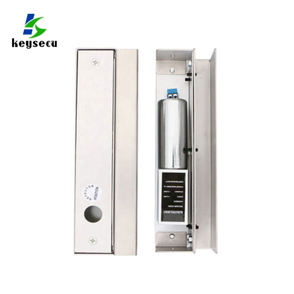 Smart Security Frameless Glass Door Access Control Electric Dead Magnetic Bolt Door lock U Bracket