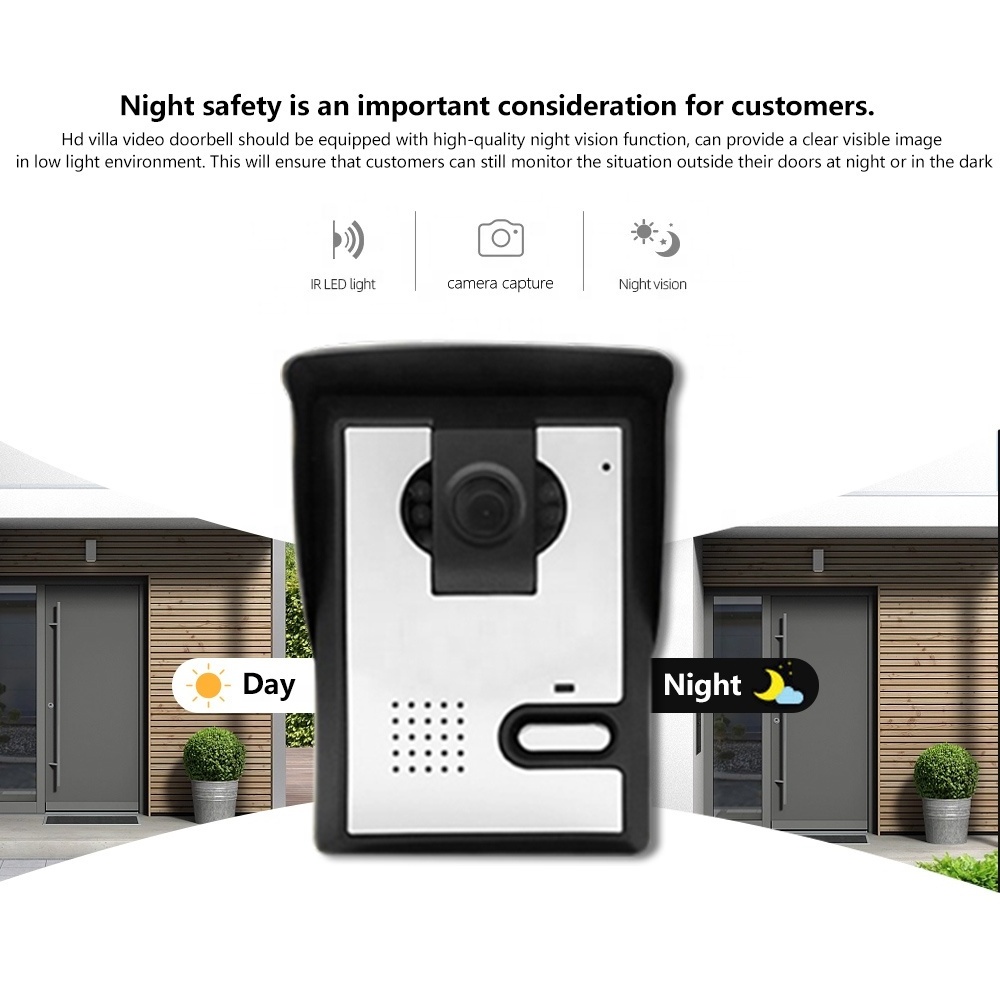 Best Selling Smart Home Security Video Door Phone Access Control Entry doorbell camera intercom System