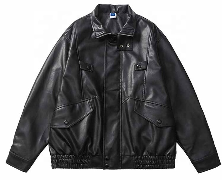 Custom design classic leather motorcycle jacket   nascar racing jacket for men