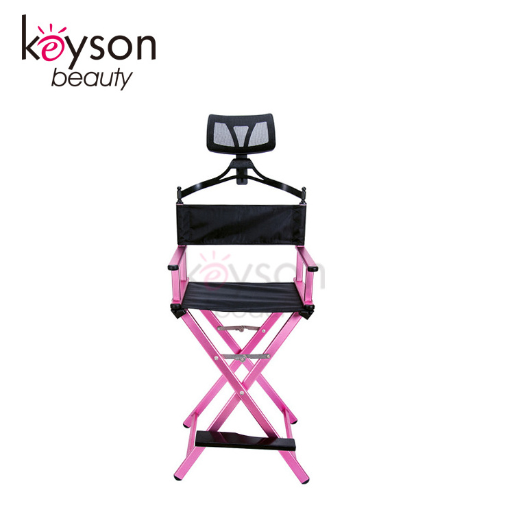 Keyson Factory Wholesale Makeup Artist Easy Chair Relax Foldable Durable Foldable Portable Barber Chair