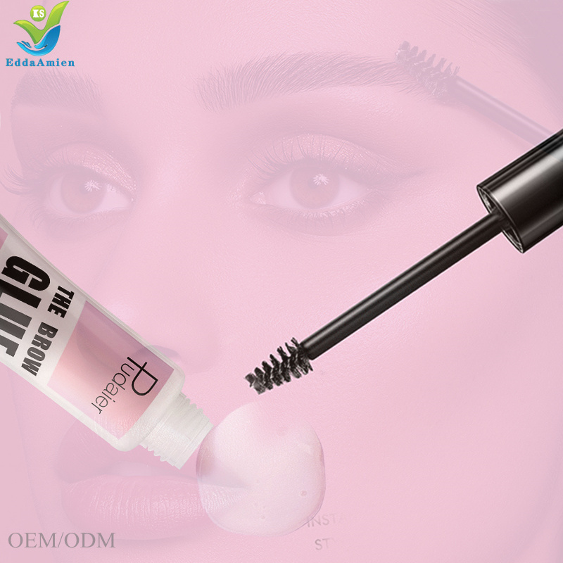 Instantly dry natural vegan brow glue create 3D natural wild eyebrows refreshing texture and no sticky brow glue gel