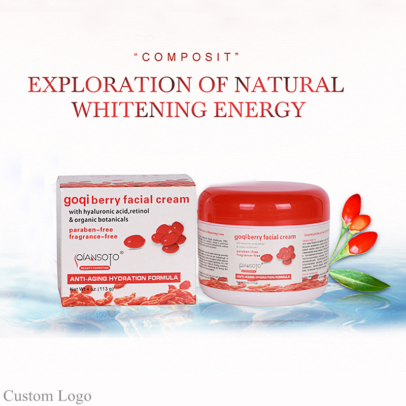 Best Skin Whitening Goji Berries Facial Cream Anti Aging moisturizing 113g goji berry cream