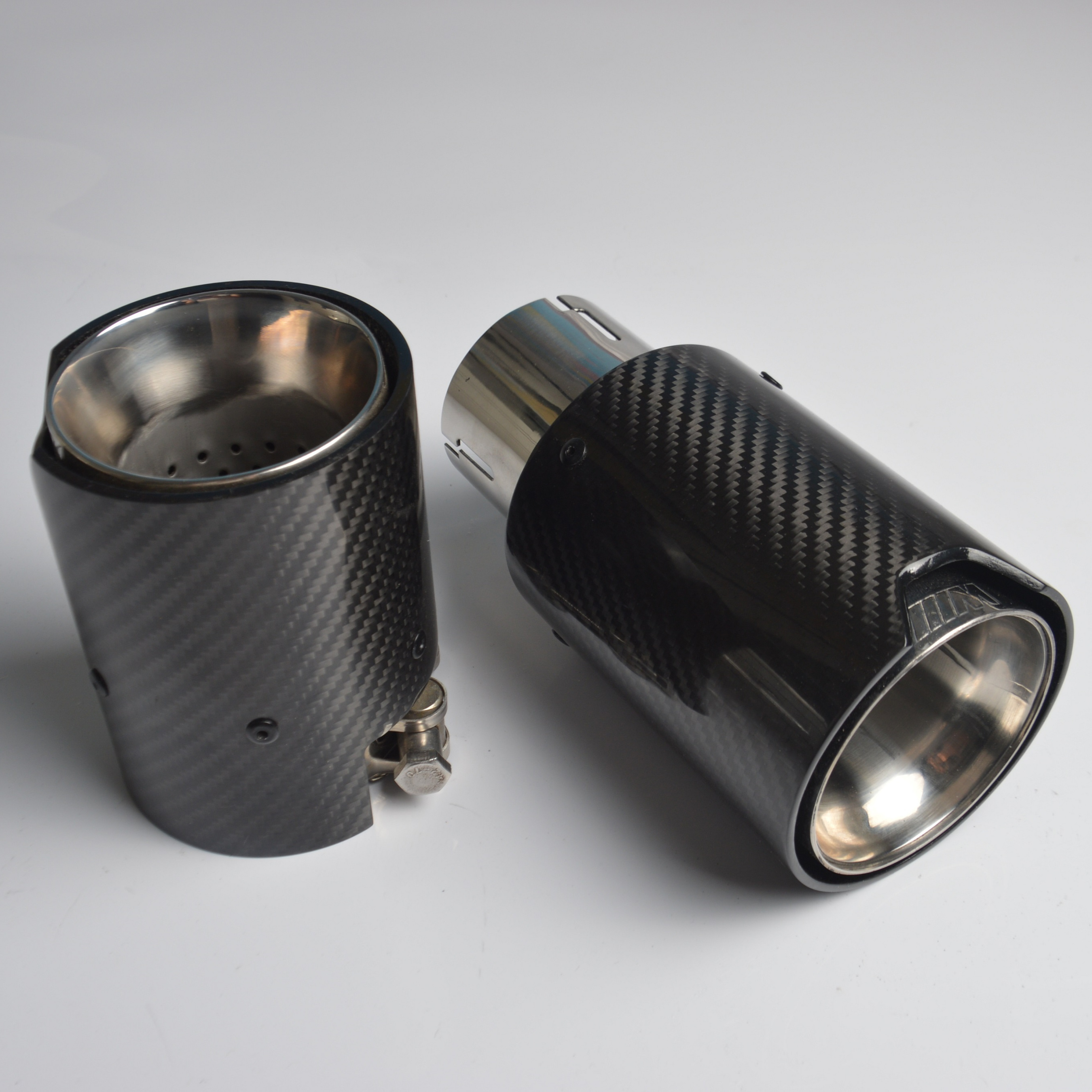 M Performance Carbon fiber stainless Exhaust Pipes tips