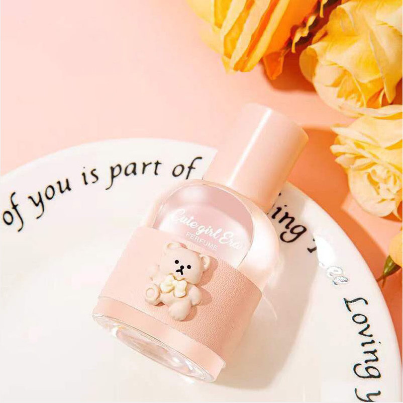 Perfume of Cute Girls' Age: Darjeeling Flower and Fruit Fragrance, Persistent Fragrance, Student Affordable Bear perfume