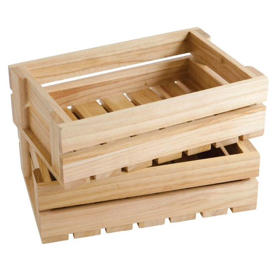 Customized Cheap Solid Wooden Fruit Crates For Sale