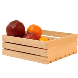 Customized Cheap Solid Wooden Fruit Crates For Sale