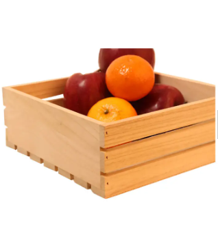 Customized Cheap Solid Wooden Fruit Crates For Sale