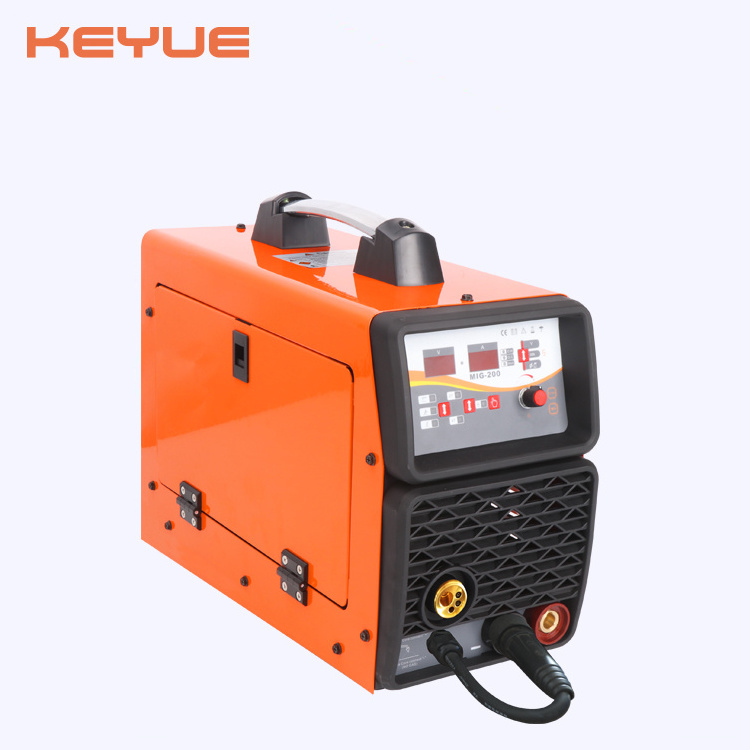 2018 New Design compact portable 5KGS closed feeder igbt GMAW mig/mag CO2 200A DC inverter welder MIG-200