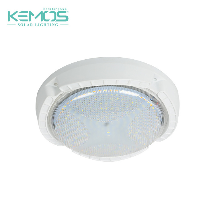 Rechargeable ABS ip65 waterproof ceiling light outdoor 18w 24w 36w led smd solar wall light mounted