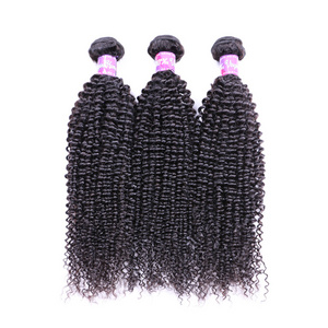 100% Unprocessed Human Hair Weaves Bundle10A Kinky Curly Brazilian Human Hair Bundles Kinky Curly Hair With Closure And Frontal