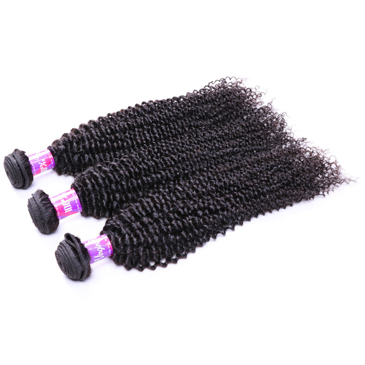 100% Unprocessed Human Hair Weaves Bundle10A Kinky Curly Brazilian Human Hair Bundles Kinky Curly Hair With Closure And Frontal