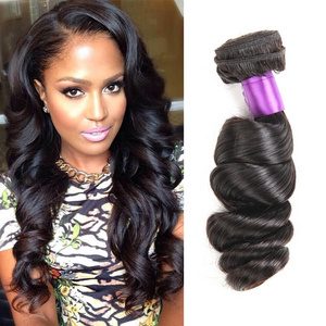 9A Cuticle Aligned Raw Virgin Indian Hair Vendor From India Indian Hair Bundles Loose Wave Closure Human Hair Weave Extensions