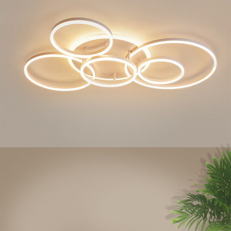 White round ultra thin plastic led light cover round ceiling with lights home indoor china round decoration led ceiling light