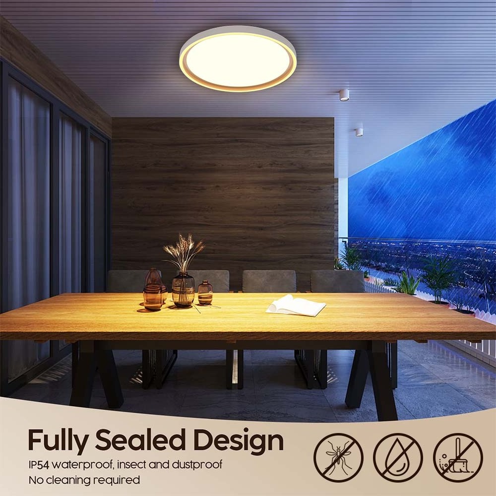 Luxury round shape led ceiling light for bedroom aisle round led ceiling lamps modern design for bedroom modern ceiling light