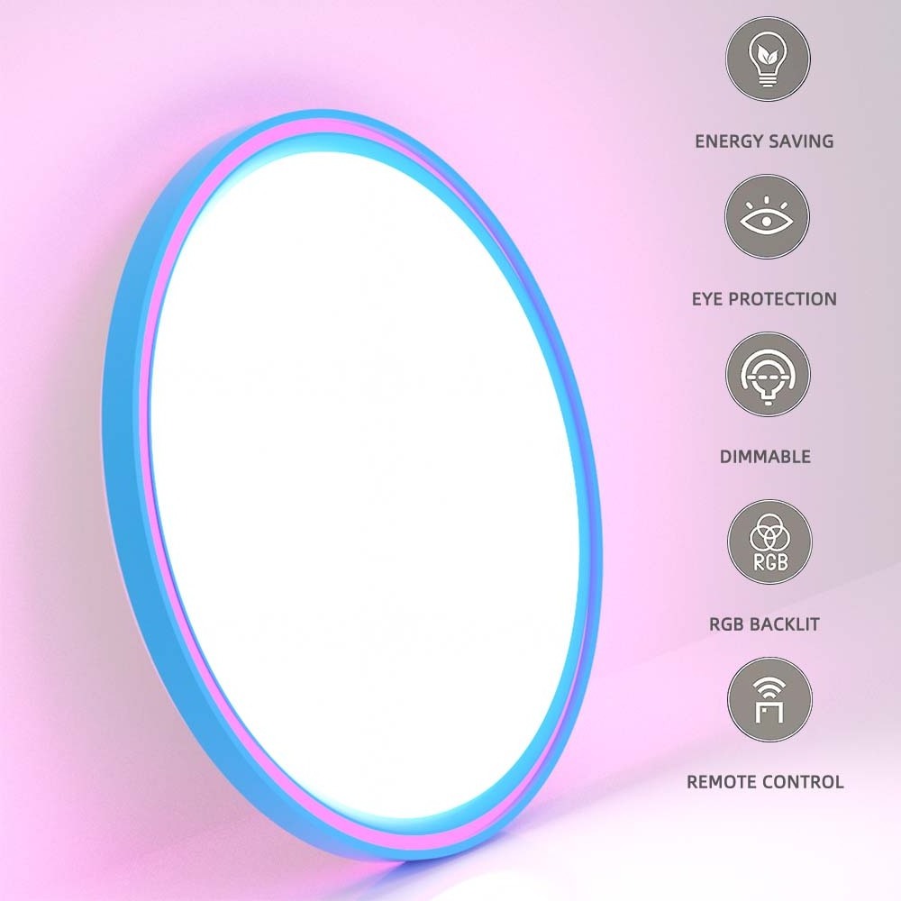 Pink blue round lamp room ceiling light kids for bedroom living room bedroom ceiling light children kids for kids ceiling light