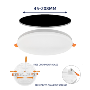 Ultra slim led panel lights ceiling downlight led recessed led flat panel ceiling light office hotel household led panel lights