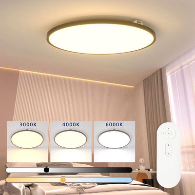 Indoor decoration ultra thin ceiling smart light tuya app wifi tuya voice light ceiling for sitting room smart ceiling light