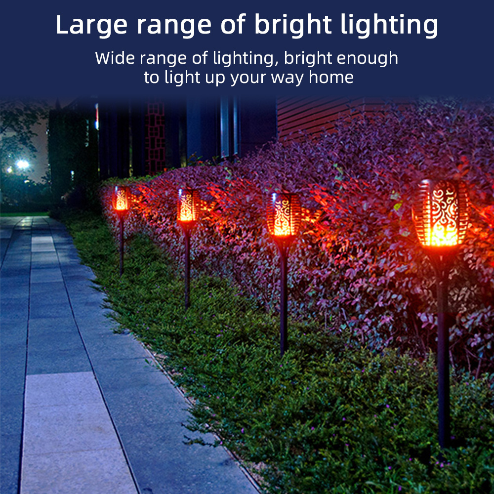 12led waterproof portable outdoor flame solar lights for garden decor christmas garden lights outdoor flame solar garden lights