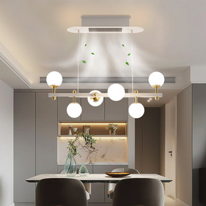 New smart dining room ceiling light with fan small ceiling fan with light and remote control copper ceiling fan with lighting