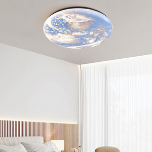 Earth bedroom ceiling lamps home decor luxury moon house lights modern indoor ceiling light lamp waterproof led ceiling light