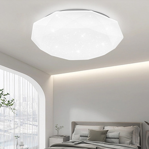 Ceiling light decoration acrylic round starry sky led ceiling light simple bedroom living room home starry sky led ceiling light