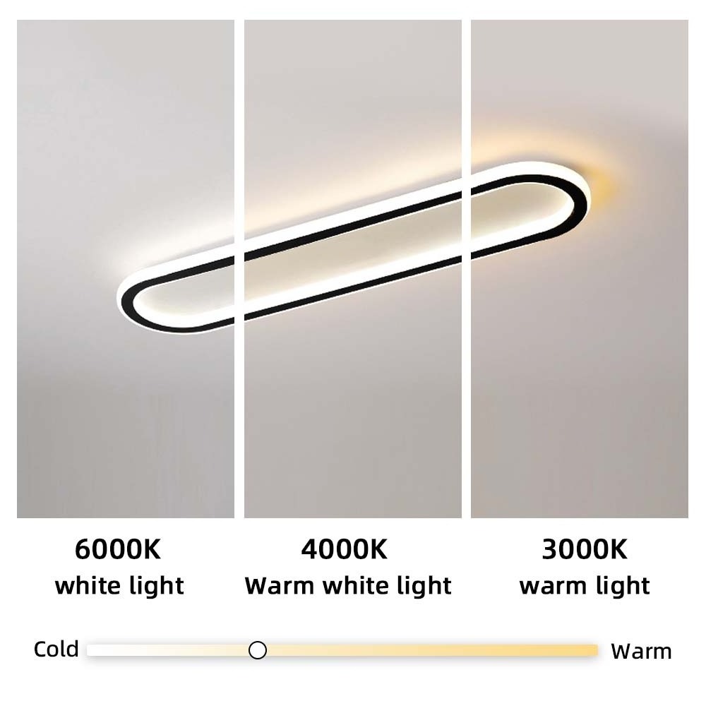 Corridor balcony ultra-thin long oval led ceiling light modern simple bedroom lighting fixtures ceilings indoor ceiling lights