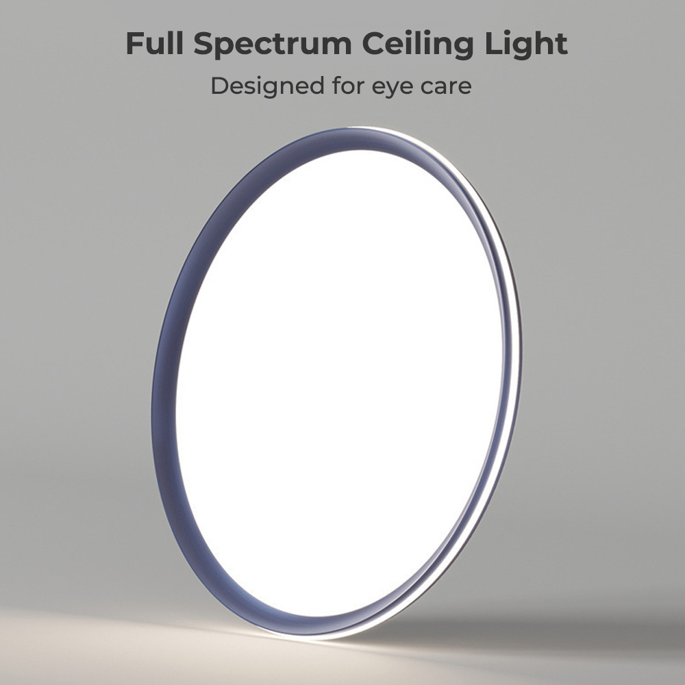 Round Ceiling Lamp for Indoor Home Lighting Large Round Nordic Modern Full Spectrum Eye Protection Dimmable Led Light